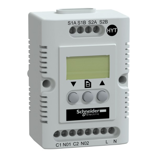 Climasys Elektronische thermostaat en hygrostaat Hygrotherm °C 230V