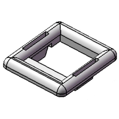 Afscherming IP20 voor contacten tot 10mm2 van cilindrische zekeringhouders 14 x (CH14-CTP)