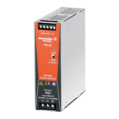 Voeding CP M SNT 120W 24V 5A, switch-mode power supply unit