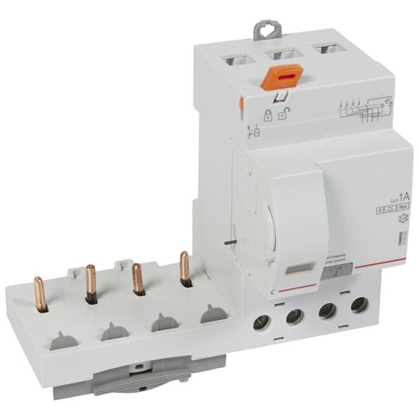 Differentieelblok DX³ 4P 63A Hpi-s 1000mA 400V  - 3 modules - voor automaten DX³ in 1 module per pool