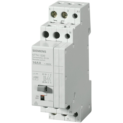 AFSTANDSCHAKELAAR 2 NO CONTACT AC 230,400V 16A MET CENTRAAL I/O STUURSPANNING AC