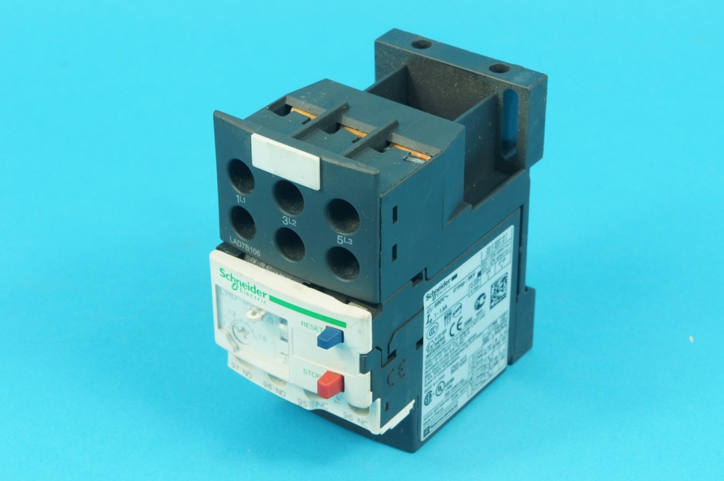 Thermal overload relay 1 - 1,6A + LAD7B106 block