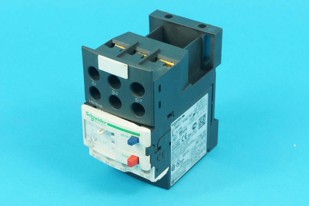 Thermal overload relay 1,6 - 2,5A + LAD7B106 block