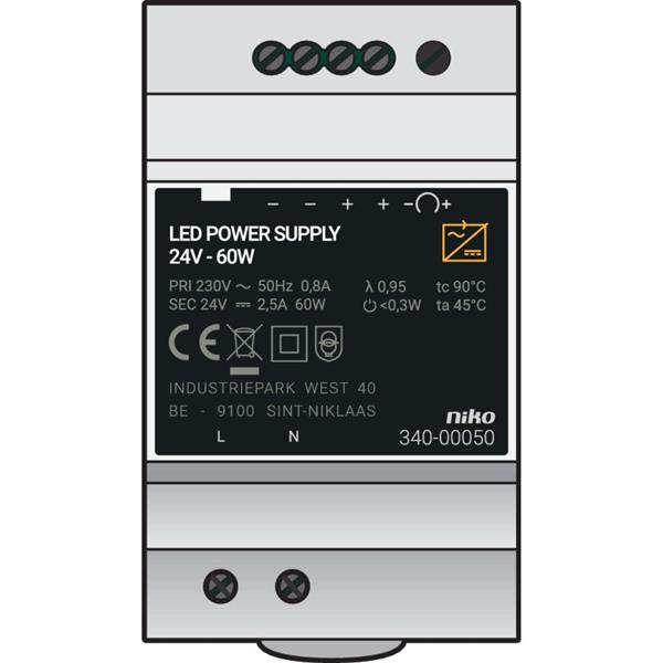 Modulaire voeding 24 Vdc, 60 W