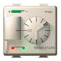 Kamerthermostaat Magic - elektronisch met uitgangscontact - 250 V - 2 A - 2 modules