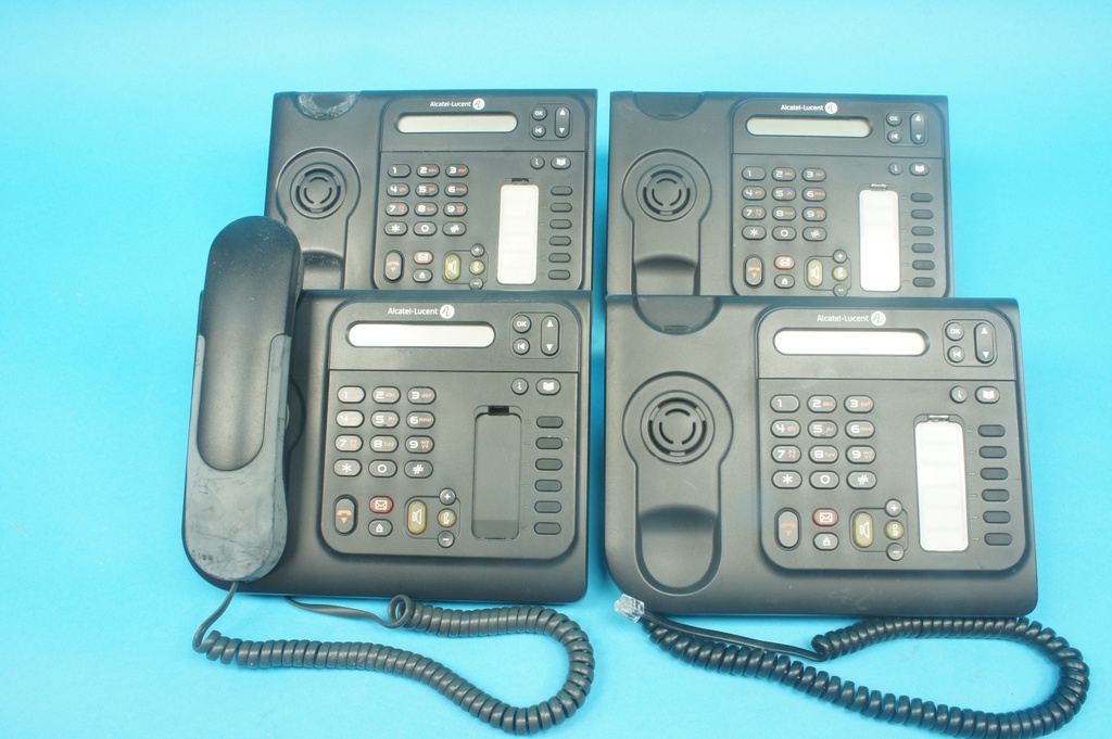 Alcatel-Lucent 4019 Digital Phone FR Urban Grey 4 pieces, AS IS Parts only (Condition unknow, untested, parts missing)