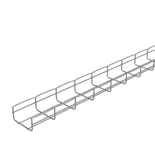 Draadgoot CF54 L3000 B100 H54 Zink Aluminium (ZnAl).