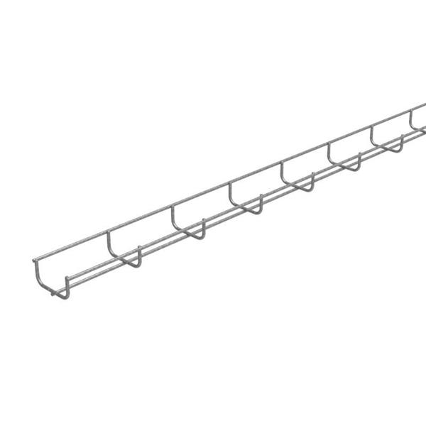 Draadgoot CF30 L3000 B50 H30 Zink Aluminium (ZnAl).