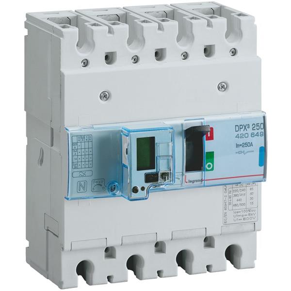 DPX³ 250 Elektronische automaat met meeteenheid - 70kA - 400V - 4P - 250A