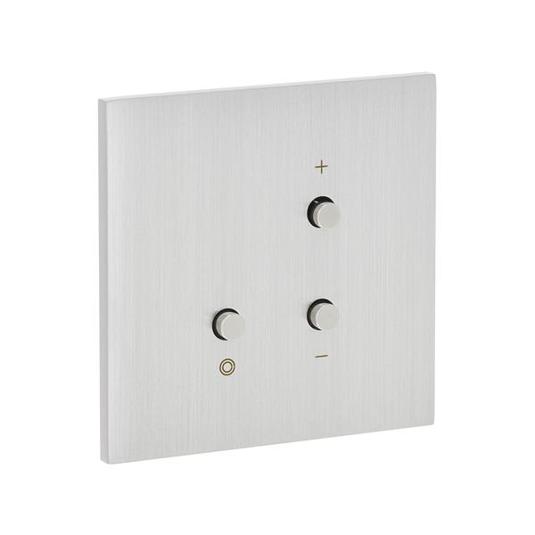 ART universele dimmer 3/400W épure Geborsteld staal