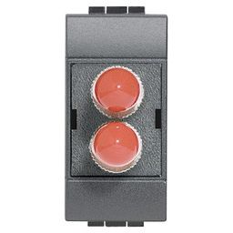 Connector voor glasvezelkabel Living ST-duplex - 1 module