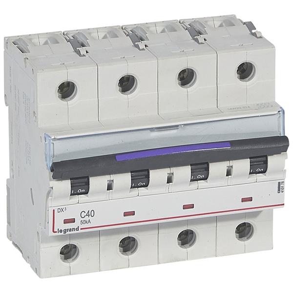 Automaten DX³ 4P C 40A 400V - 50KA - 6mod