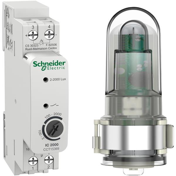 Schemerschakelaar IC2000 met lichtsensor voor buiten (18 mm)