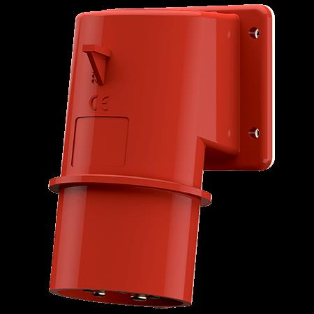 Toestelcontactstop 32A 5P 6H 400V rood IP44