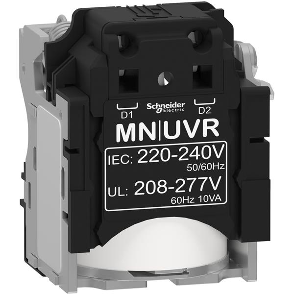 Minimumspanningsspoel MN 220-240V 50/60Hz/208-277V 60Hz voor Compact NSX100-630