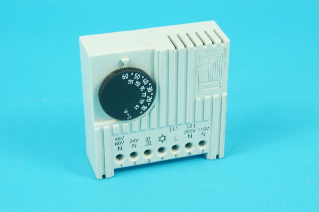 Temperature Control Switch +5 °C - +60 °C 24-230 VAC 24-60 VDC