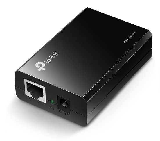 TP-Link TL-POE150S  PoE Injector, input: 48VDC output: 48 VDC 0.35A (with adapter, no box)