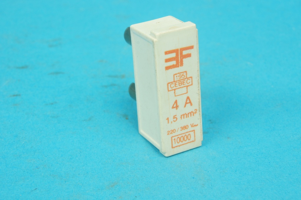 EIA Annaberg 3F plug-in fuse 4A 220/380 VAC 10 kA 1.5 mm²