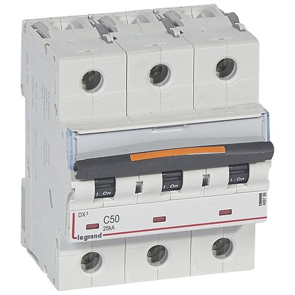 Automaten DX³ 3PC 50A400V 25KA 4,5mod