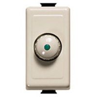 Dimmer met draaiknop/wisselschakelaar -  60/500 W - 230 V - 1 module