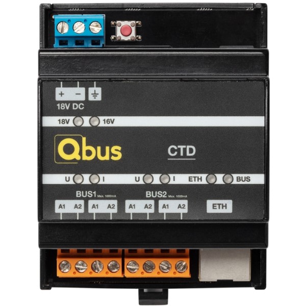 Controller voor 10 Qbus modules (uitbreidbaar) incl. voeding en Qbuscloud