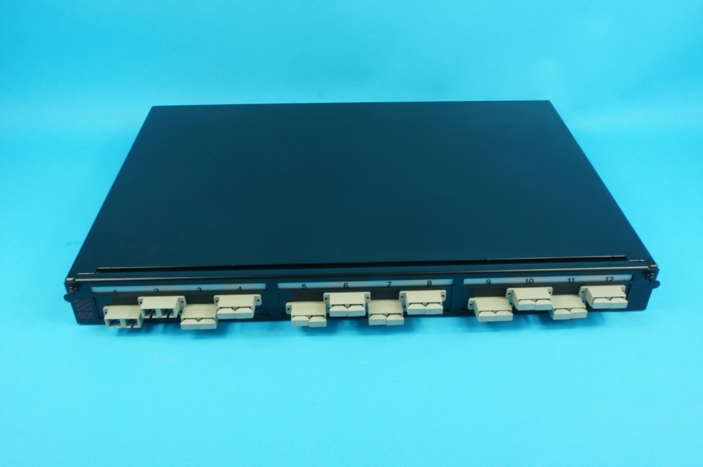 6X International Fiber Optic Patch Panel Enclosure 24 Port Duplex,Rackmount