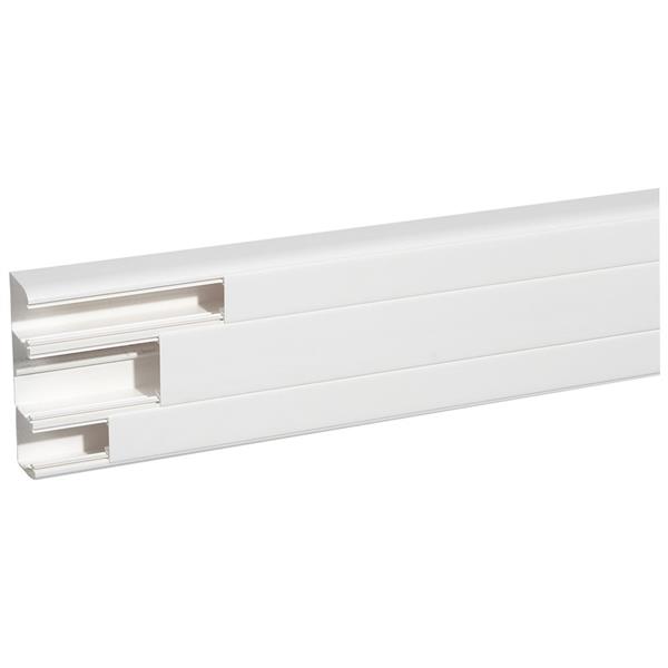 DLP design wandgoot 50x170 mm - wit - 2 m - deksel 1x65mm+2x40mm