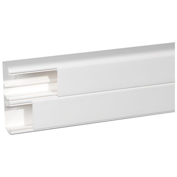 DLP design kabelgoot 50x150 mm 2 compartimenten - 2 m - wit - deksel