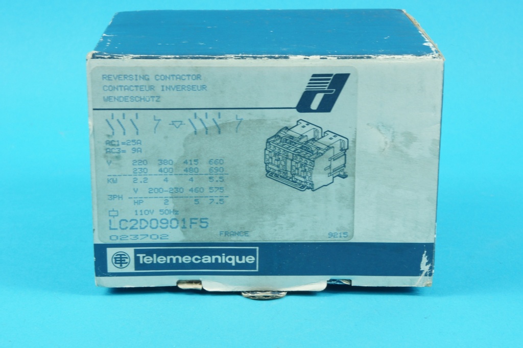 Telemecanique LC2D0901F5 Reversing contactor 110V AC