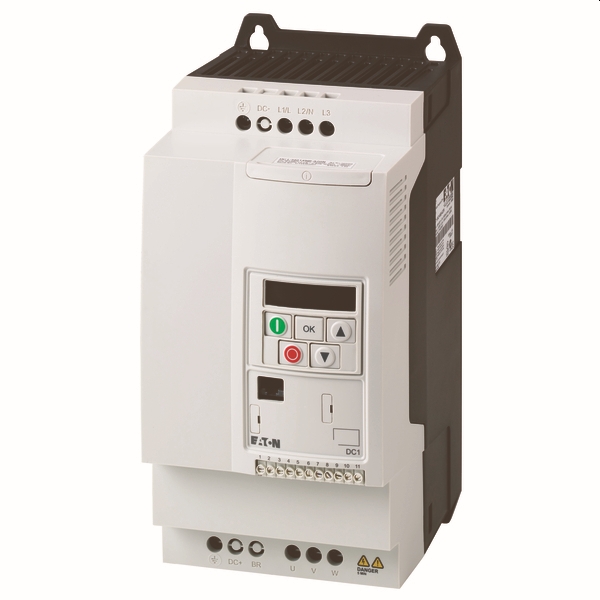 Frequentieregelaar U/f, SLV, DC1 E1 1~/3~230V 15A 4kW IP20 (DC1-12015NB-A20CE1)