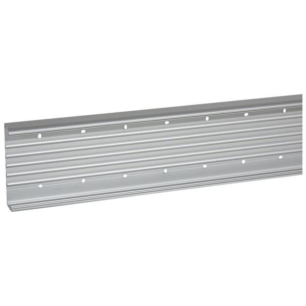 DLP aluminium wandgoot 50 x 195 mm met dekselbreedte 2 x 85 mm - lengte 2 meter