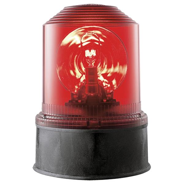 DSL 7332 Zwaailicht rood standaard 240VAC/0,2A 25W