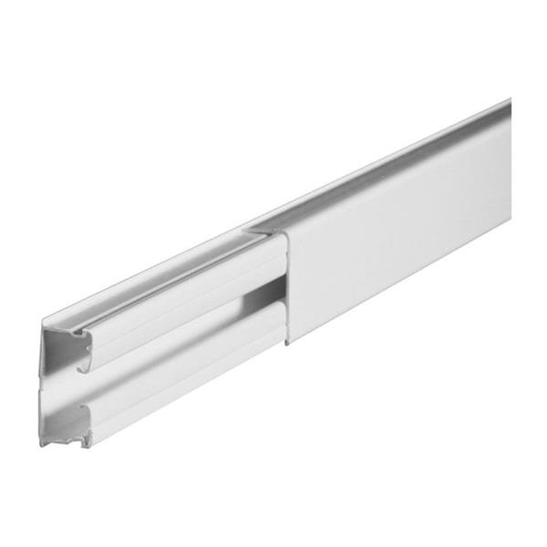 DLP lijst 32 x 16 mm - wit - lengte 3 meter - geleverd met deksel - zonder beschermingsfilm