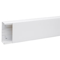 DLP distri wandgoot 200 x 80 mm - lengte 2 meter - wit - geleverd met deksel (lengte 2 meter)