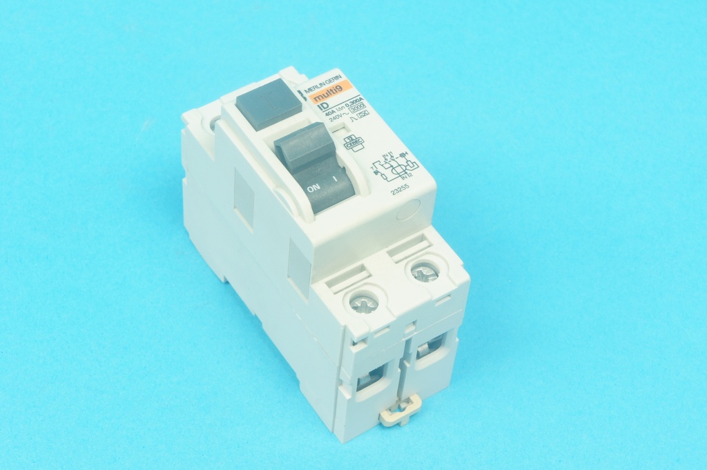 Merlin Gerin Multi 9 ID 23255 residual current (erath leakage) circuit breaker 1-pole + N 40A 300mA 3kA (As per photo, no box!)