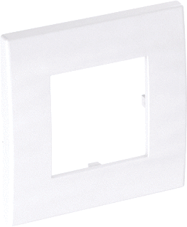 Afdekraam voor modulehouder 45 x 45 mm, zuiver wit (geschikt voor Legrand)