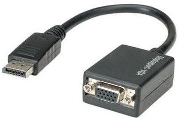 Techly IADAP DSP-250 displayport male to VGA female adapter_x000D_
