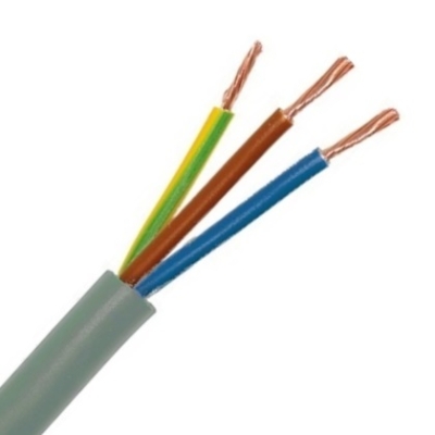 H05VV-F VTMB flexibele kabel PVC gladde buitenmantel grijs 3G2,5mmý