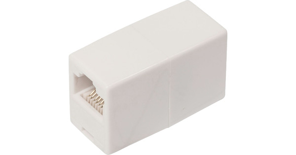 Netwerkkoppeling|CAT5e | Onafgeschermd | RJ45 Female | RJ45 Female | Recht | ABS | Doos