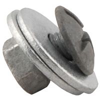 SSL thermisch verzinkt - Bevestigingsmateriaal - Bolkopschroef zeskantmoer en sluitring - M6 x 10 mm