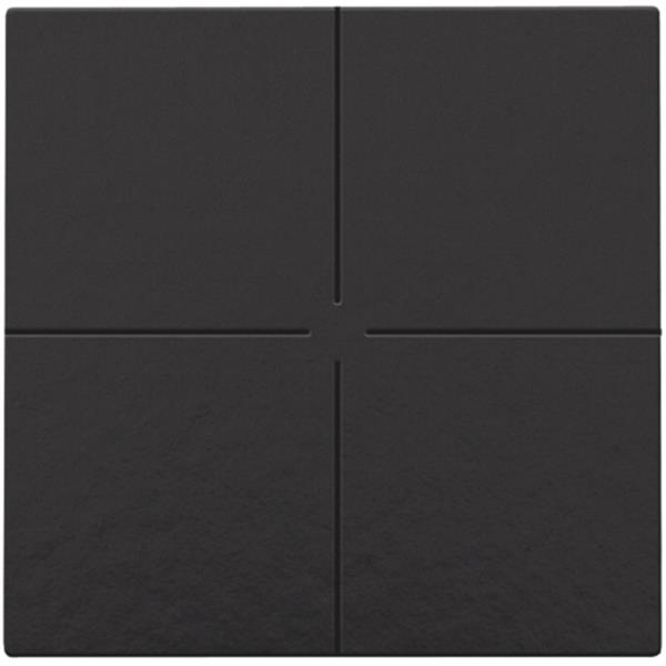 Home Control Drukknop 4-voudig, piano black