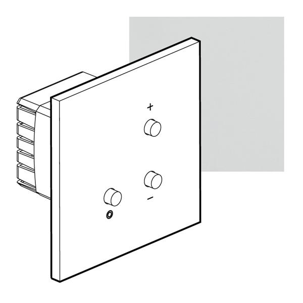 ART universele dimmer 3/400W épure Satijn wit