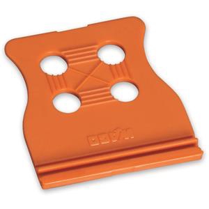 trekontlastingsplaat, 55 mm breit, Kleur: oranje