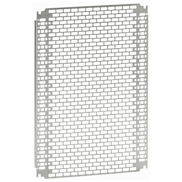 Geperforeerde plaat Lina 25 - afmetingen plaat (h x b) 356 x 556 mm - voor Marina, Atlantic - Atlantic Inox kast afmetingen (h x b) 400 x 600 mm - gegalvaniseerd staal