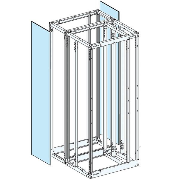 PrismaSeT P D400 achter paneel wit (RAL 9003) IP31/41 (breedte: 400 mm, hoogte: 2000 mm)