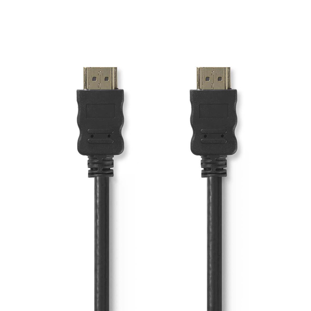 HDMI Connector | 4K@30Hz | 10.2 Gbps | 3.00 m | Rond | PVC | Zwart