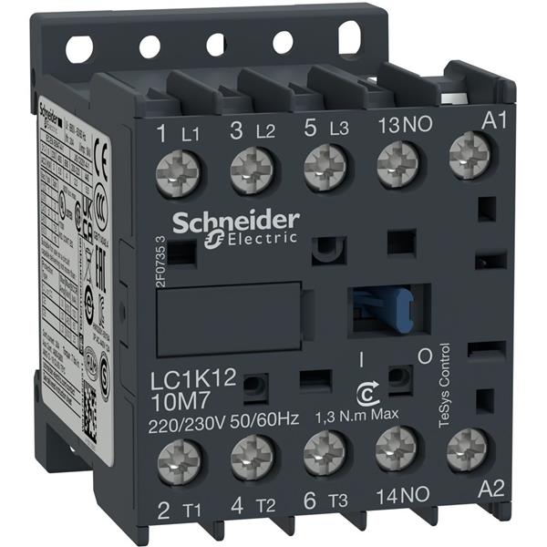 contactor TeSys LC1-K - 3P - AC-3 440 V 12 A - spoel 24 V AC