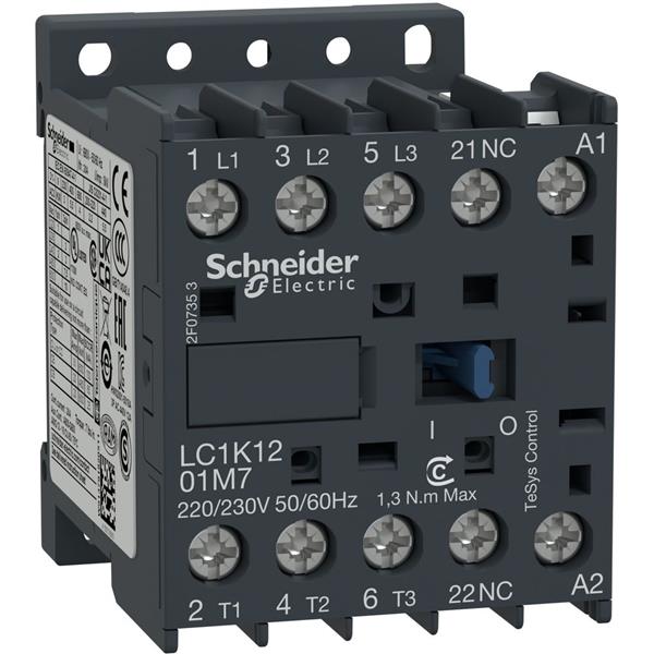 contactor TeSys LC1-K - 3P - AC-3 440 V 12 A - spoel 42 V AC