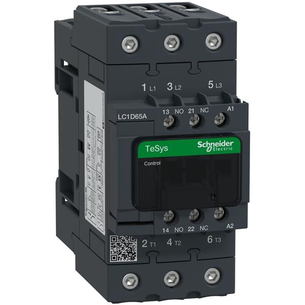 Contactor EVERLINK 3P AC3 440V 65A met spoel 115V AC