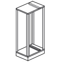 Set van 2 regelbare dwarssteunen - lengte 350 mm - voor samenstelbare vloerkast XL³ 4000 - te bevestigen op de structuursteunen